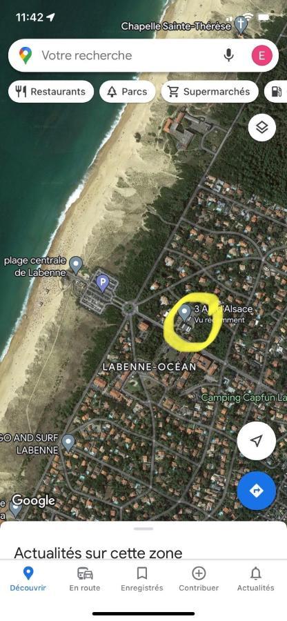 Rez De Chaussee Bord De L Ocean Labenne Exteriör bild